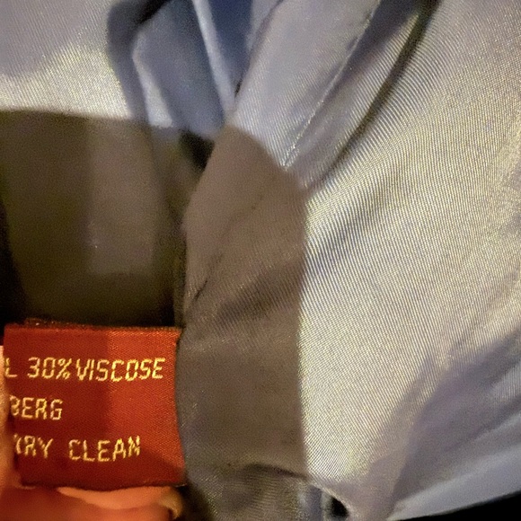 Nordstrom Men’s Charcoal Zip-Up Jacket Wool - Picture 10 of 10